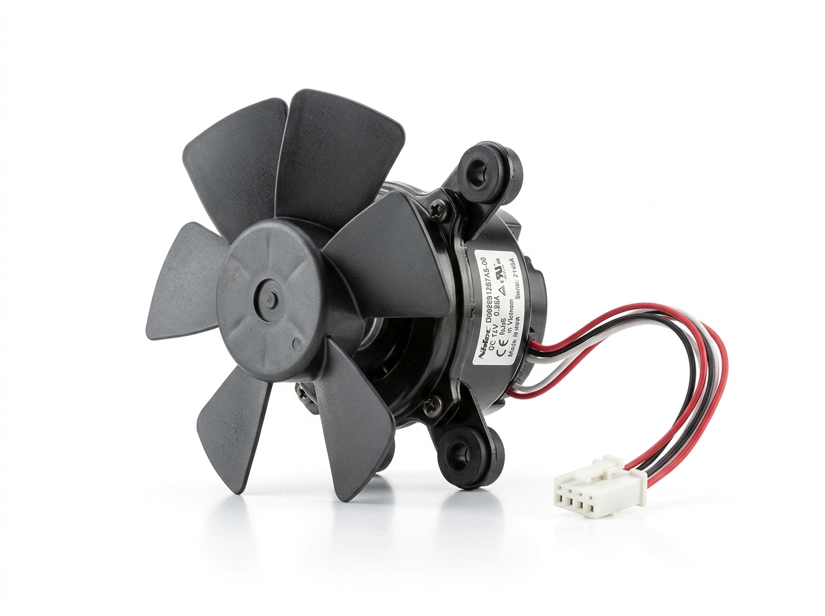 Modern DC evaporator fan motor assembly for frost free refrigerator